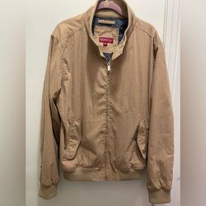 Light khaki zip up jacket